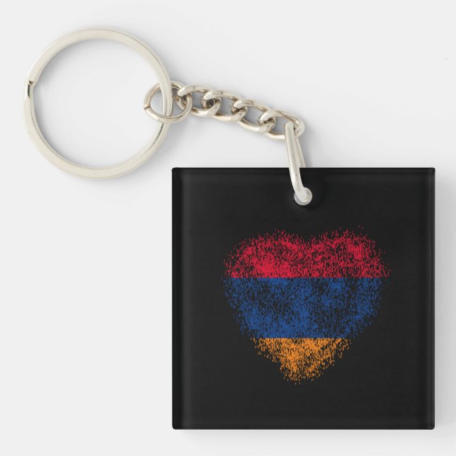 Llavero Corazón de Armenia (Frente)