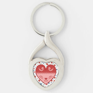 Llavero Corazón de arte popular