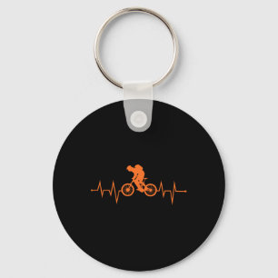 Llavero Corazón de bicicleta de montaña Ciclista de MTB Ci