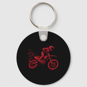 Llavero Corazón de bicicleta de tierra Chicos ciclistas Mu