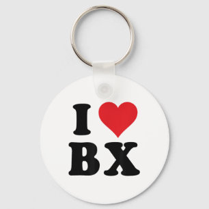 Llavero Corazón De Bx Iniciales Me Encanta B.x Primero Y Ú