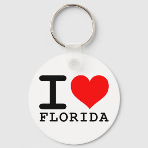 Llavero Corazón de Florida