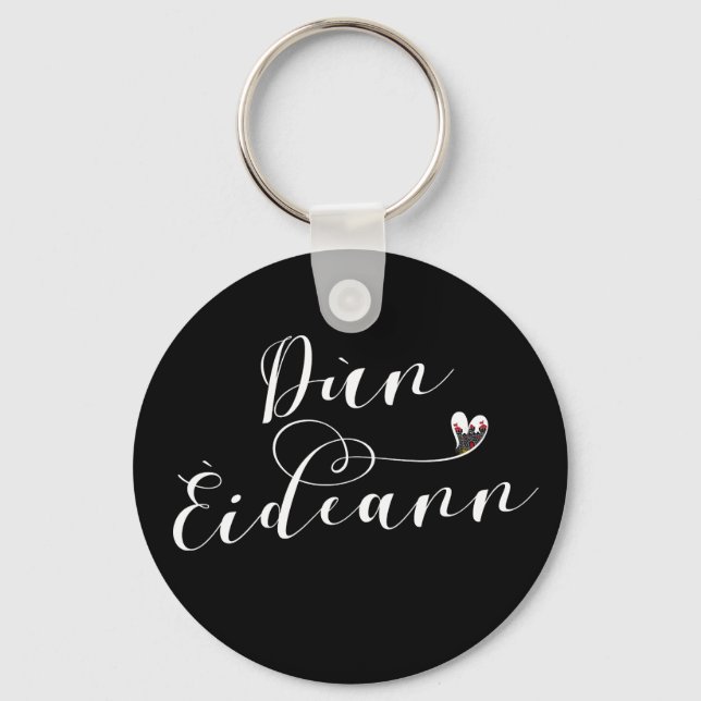 Llavero Corazón de la Bandera Eideann de Dùn, Edimburgo (Anverso)