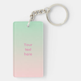 Llavero Corazón de la Libertad del Orgullo Gay Bananero