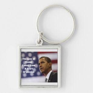Llavero Corazón de la pasión de Barack Obama