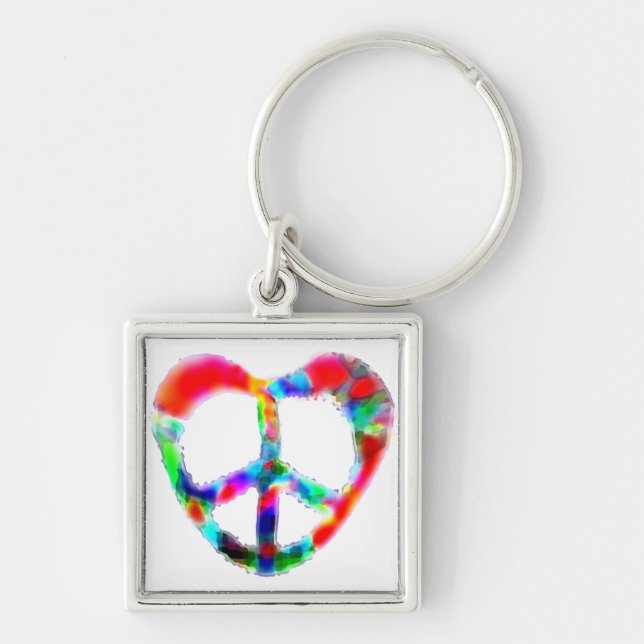 Llavero Corazón de la Paz (Frente)