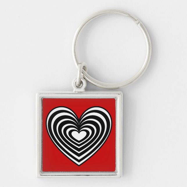 Llavero Corazón de lino (Frente)