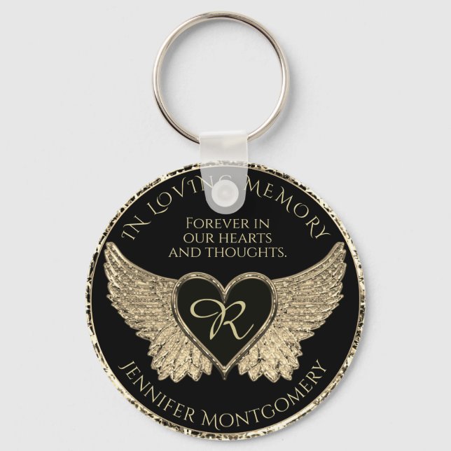 Llavero Corazón de monograma (Anverso)