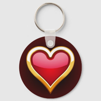LLAVERO CORAZÓN DE ORO
