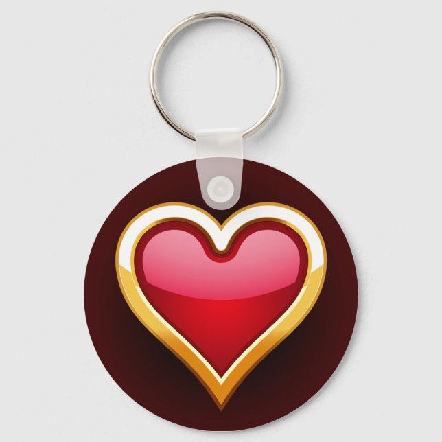 LLAVERO CORAZÓN DE ORO (Anverso)