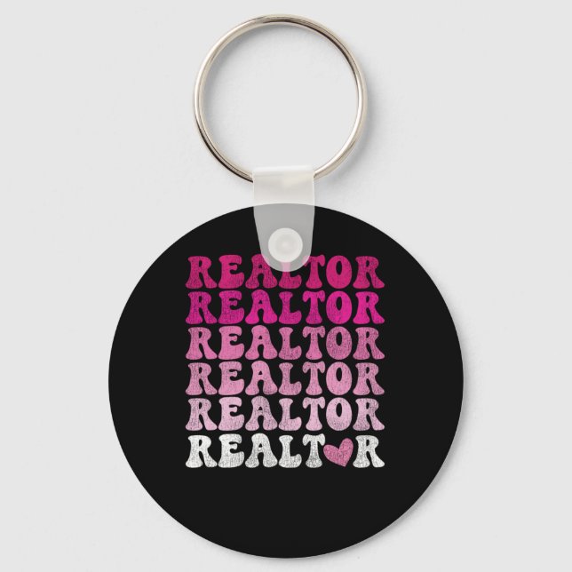 Llavero Corazón de Realtor (Anverso)