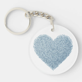 Llavero Corazón de salpicadura suave | Bebé Sprinkle