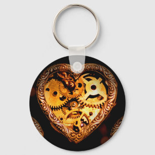 Llavero corazón de vapor