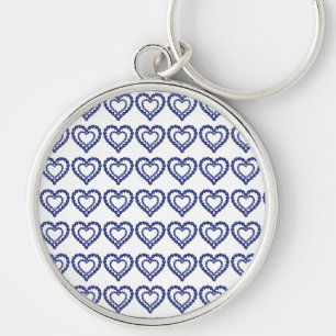 Llavero Corazón de zafiro azul