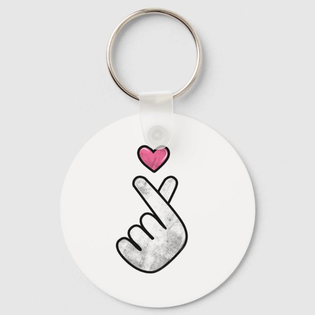 Llavero Corazón del dedo (Anverso)