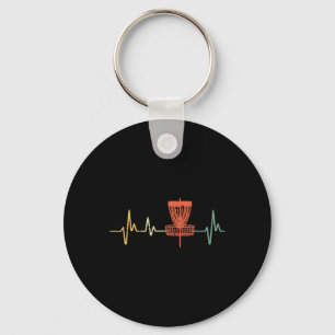 Llavero Corazón del Disc Golf Amor Frisbee Frolf Deportes