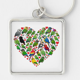 Llavero Corazón del loro