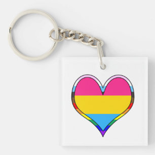 Llavero Corazón del Orgullo Pan