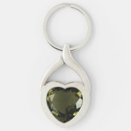 Llavero Corazón del Peridot