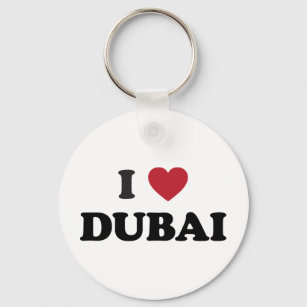 Llavero Corazón Dubai Emiratos Árabes Unidos