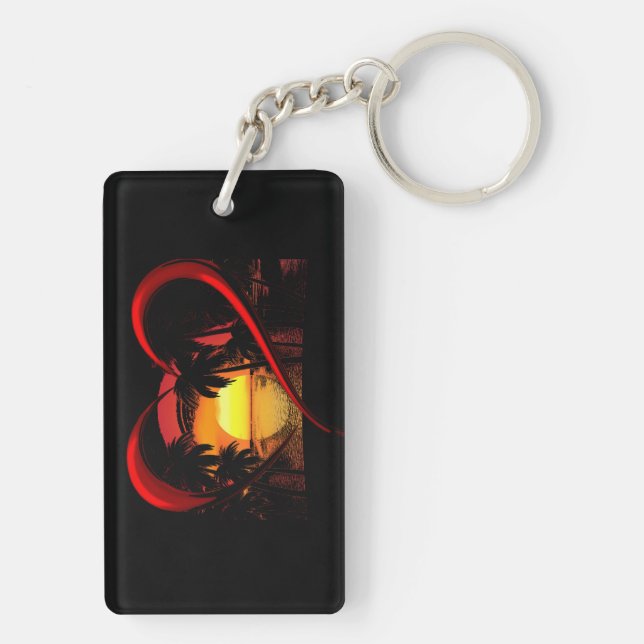 Llavero Corazón el día de San Valentín (Atrás)