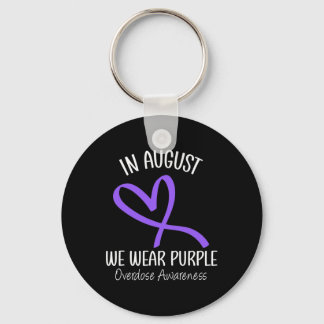 Llavero Corazón En Agosto Usamos Conciencia Sobre La Sobre