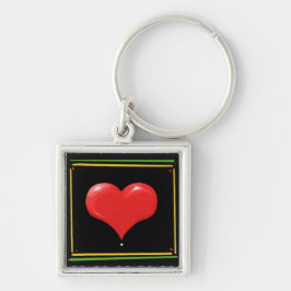 Llavero Corazón en un cuadrado - Keychain