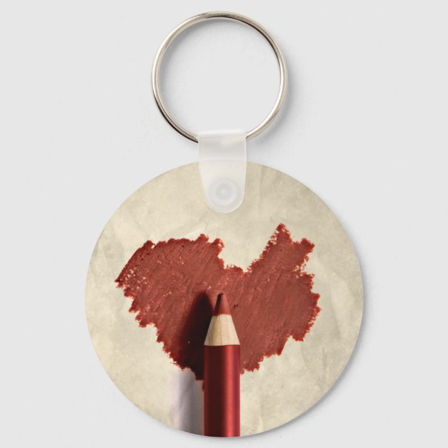 Llavero Corazón escarchado (Anverso)