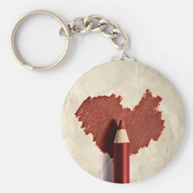 Llavero Corazón escarchado (Frente)