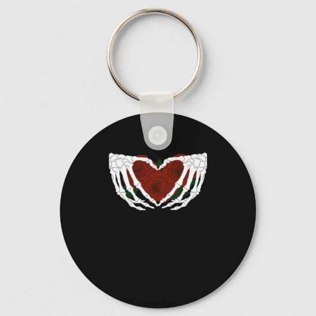 Llavero Corazón esquelético (Anverso)