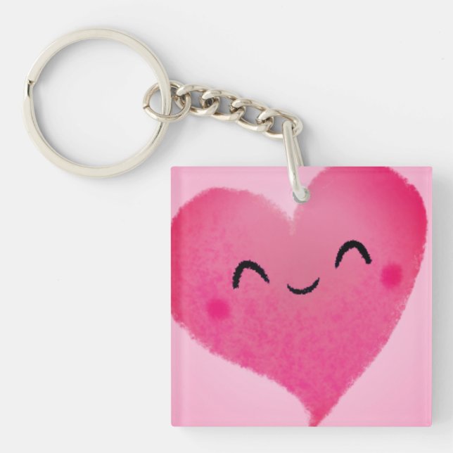 Llavero Corazón feliz (Frente)