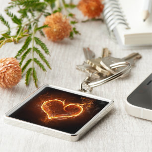 Llavero Corazón inflamante