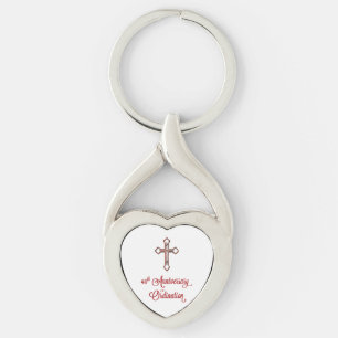 Llavero Corazón Keychain, 40° aniversario de la Ordenación
