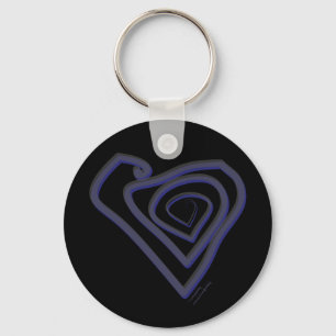 Llavero Corazón Keychain. del gótico