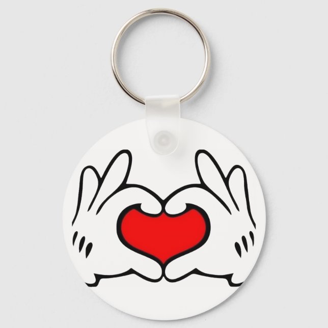 Llavero Corazón Mano  (Anverso)