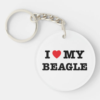 Llavero Corazón mi Beagle Aritic Keychain