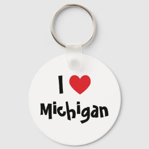 Llavero Corazón Michigan