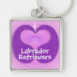 Llavero Corazón morado de lágrimas