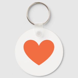 Llavero Corazón naranja