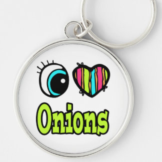 Llavero Corazón Ojo Brillante Me Encantan Las Cebollas