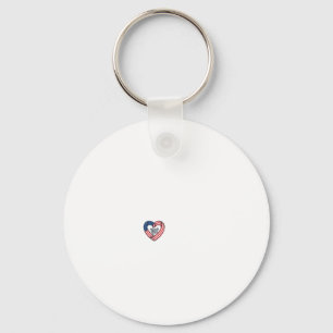 Llavero Corazón Patriótico Agradecido Diseño Vectorial Vin