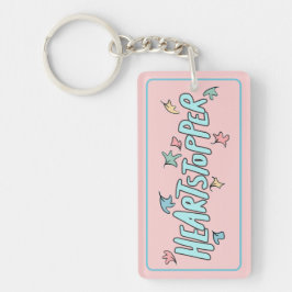 Llavero Corazón personalizado Heartstopper rosa