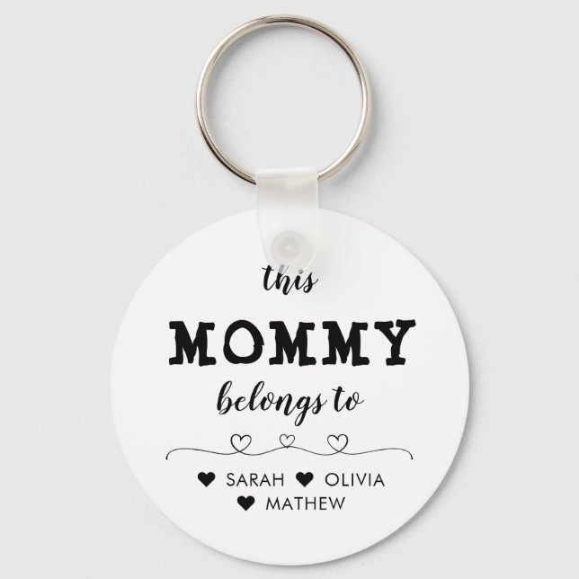 Llavero Corazón personalizado para la abuela (Anverso)