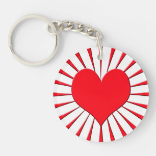 Llavero Corazón rojo