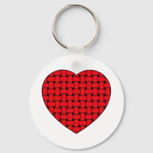 Llavero Corazón rojo agitado