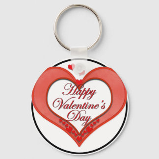 Llavero Corazón Rojo Beaded Valentine