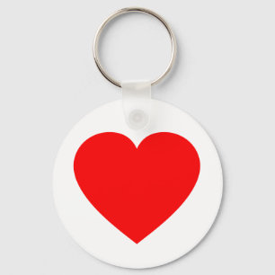 Llavero Corazón rojo claro
