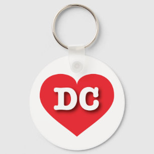 Llavero Corazón Rojo DC - Amo DC