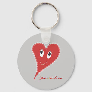 Llavero Corazón sonriente de San Valentín