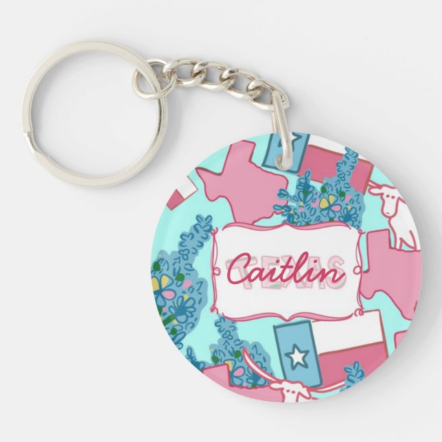 Llavero Corazón Texas (Frente)